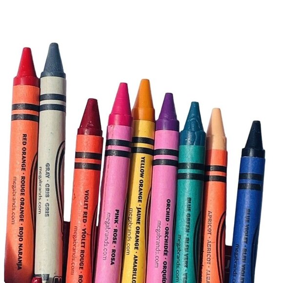 RoseArt Mega Crayons Bonus 27 Box Bright Color Discontinued Rose Art - Picture 9 of 11